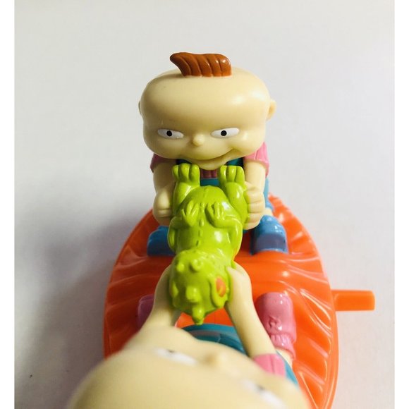 1998 Burger King The Rugrats Movie Phil & Lil My Raptar Turnkey Action Toy - Picture 9 of 10